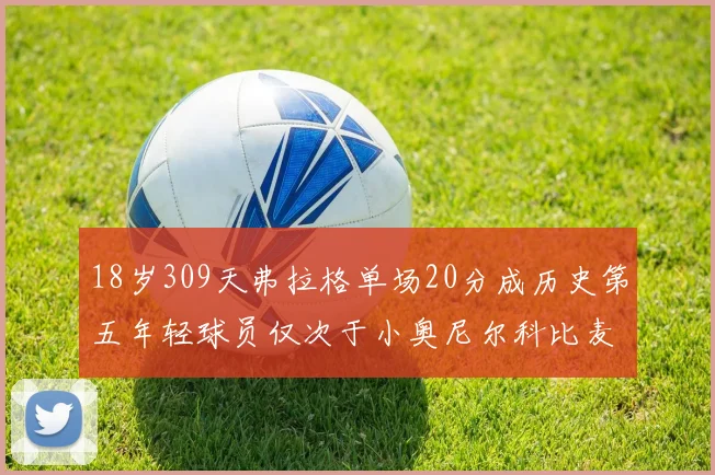 18岁309天弗拉格单场20分成历史第五年轻球员仅次于小奥尼尔科比麦迪和詹姆斯